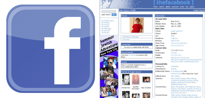 Facebook in 2004